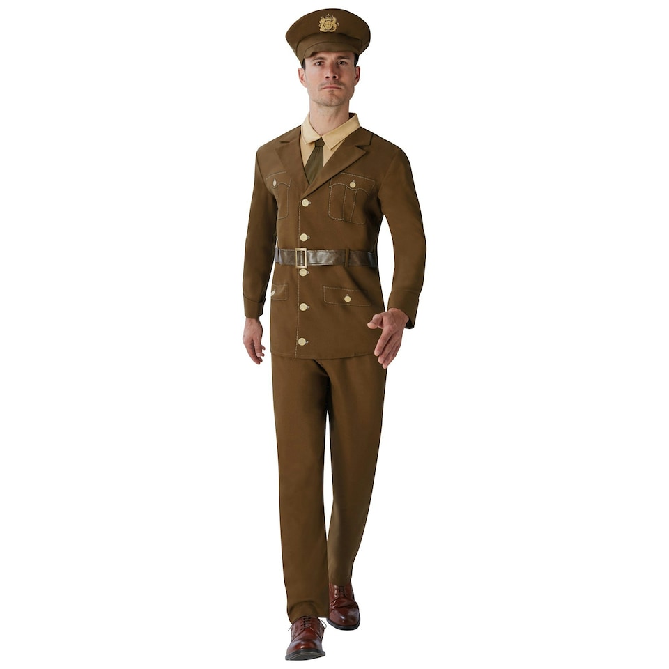 Bristol Novelty Mens WWI Soldier Costume - Green - Standard One Size