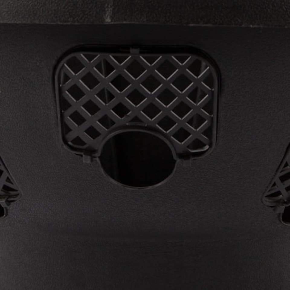 image 1 of Easy Pocket Black Hanging Wall Basket 46cm Black | Black