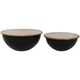 image 1 of Set of 2 tables Home ESPRIT Metal Mango wood 60 x 60 x 28 cm N/A