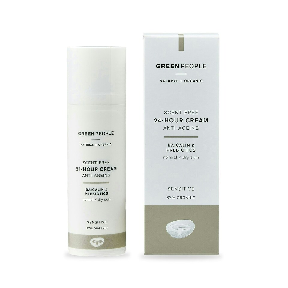 image 1 of Green People Scent Free 24 Hour Cream - Day & Night Face Cream for Sensitive Skin - Firming - Vegan & Natural, 50ml