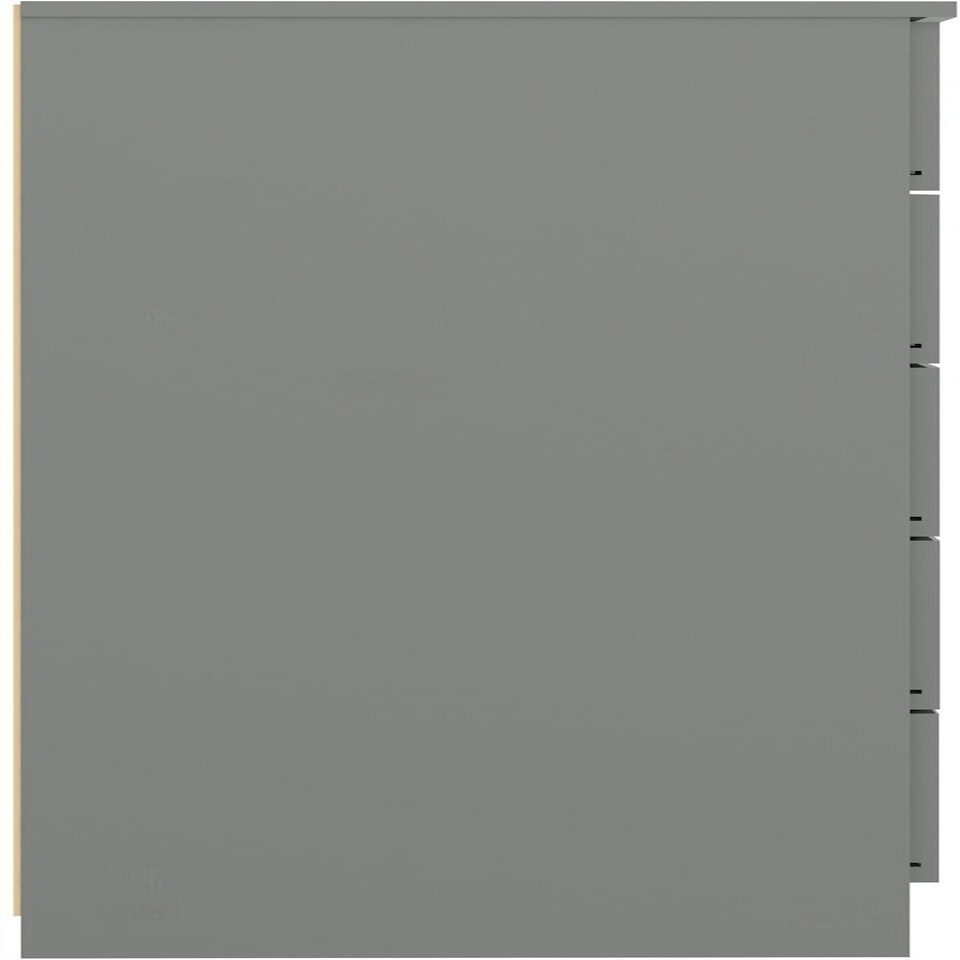 image 1 of Denver 5 Drawer Chest Grey
