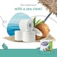 image 3 of Nicky Elite Toilet Tissue Rolls With Coconut Fresh Soft 3 Ply White Paper