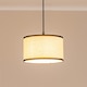 image 3 of ValueLights Eva Natural Linen Fabric Black Trim Small Light Shade | Black