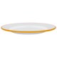 image 4 of Argon Tableware White Enamel Dinner Plates - 25.5cm - Yellow - Pack of 6 | Yellow | Yellow