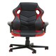 image 2 of Interiors By Premier Ergonomic Black And Red Pu Home Office Chair, Comfortable Work From Home Chair, Movable Ergonomic Chair