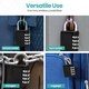 image 8 of 4-Digit Coded Padlock, Black Heavy-Duty Combination Padlock - 2pcs