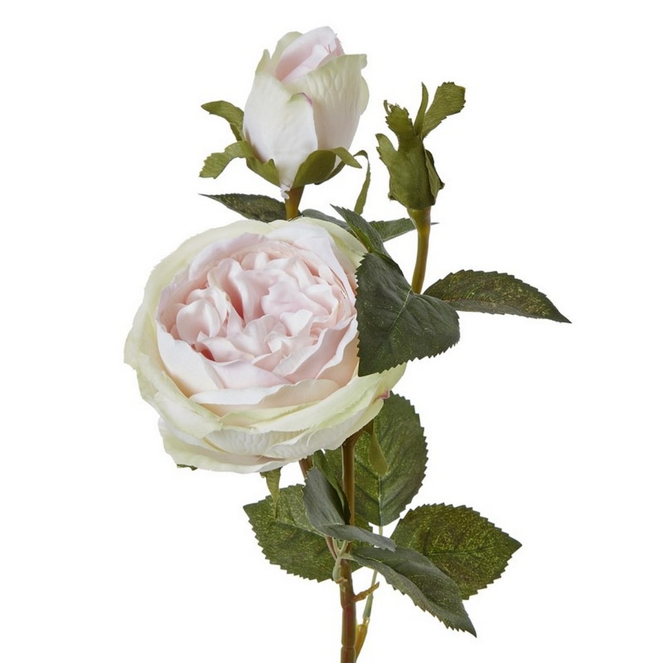 image 1 of The Natural Garden Collection Charity Rose (Single Stem Flower) - Plastic - Height 58 cm - Pink
