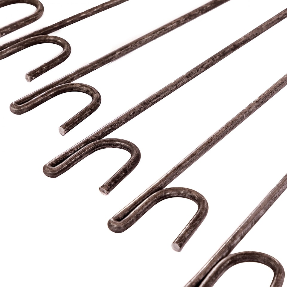 image 1 of Steel Barrier Fencing Pins 10mm x 1150mm Pack Of 10