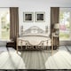 image 2 of Letchworth Vintage Victorian Style Antique Brass Metal Bed Frame (King)