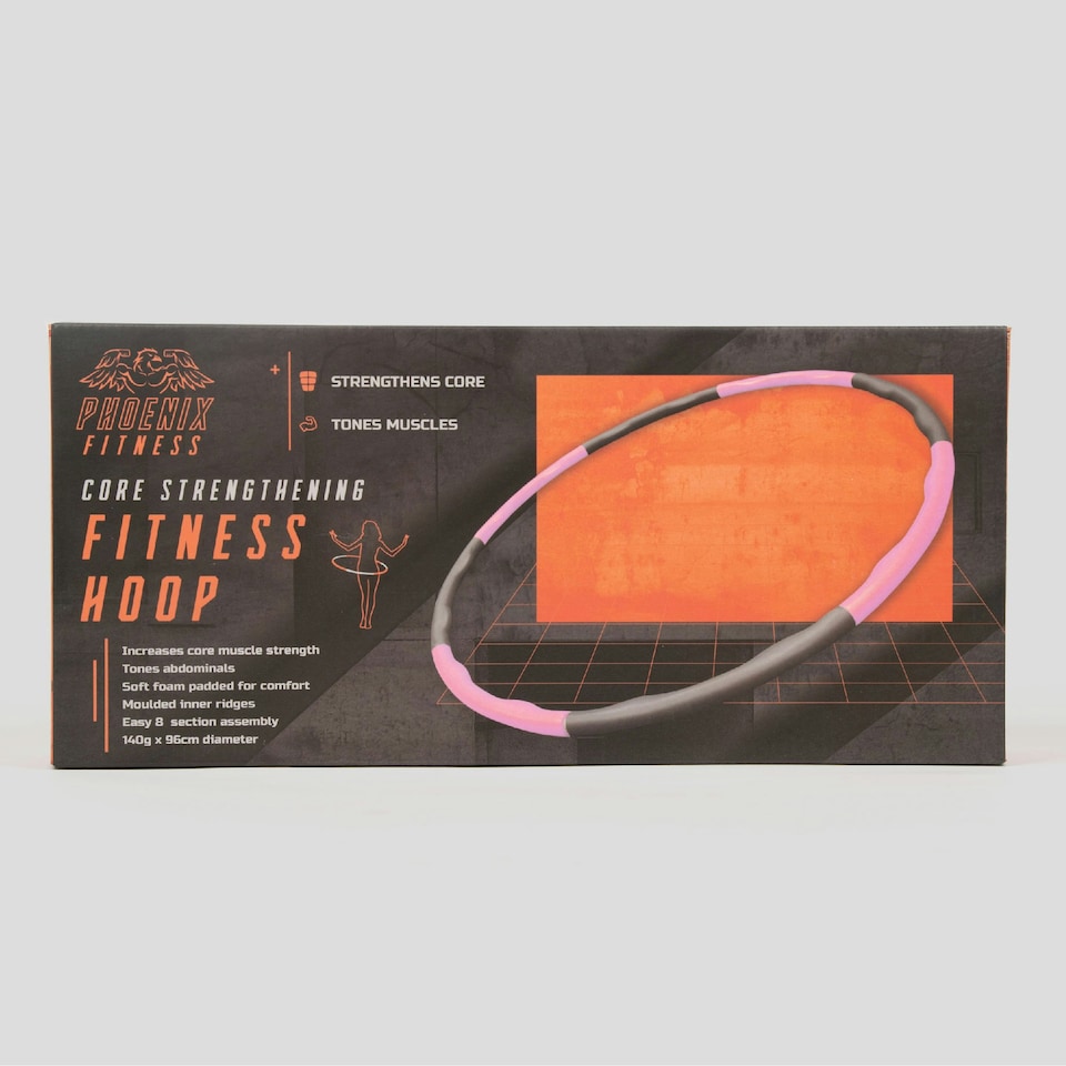 image 1 of Phoenix Fitness Weighted Hula Hoop - Pink