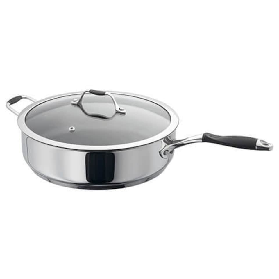 image 1 of James Martin Non-Stick 28cm Saute Pan with Helper Handle