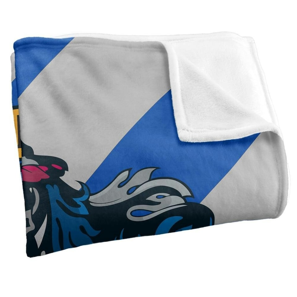 image 1 of Harry Potter Ravenclaw Striped Blanket - Multicoloured - One Size