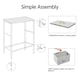 image 6 of Yaheeetch Fabric Storage Tower with Removable Organizer Bins Light Grey Grey | Light Grey