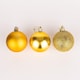 image 4 of 50mm/24Pcs Christmas Baubles Shatterproof Gold,Tree Decorations