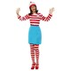 image 1 of Where's Wally? Wenda Long Sleeve Fancy Dress Costume Ladies Medium - UK 12-14 Multi | 12