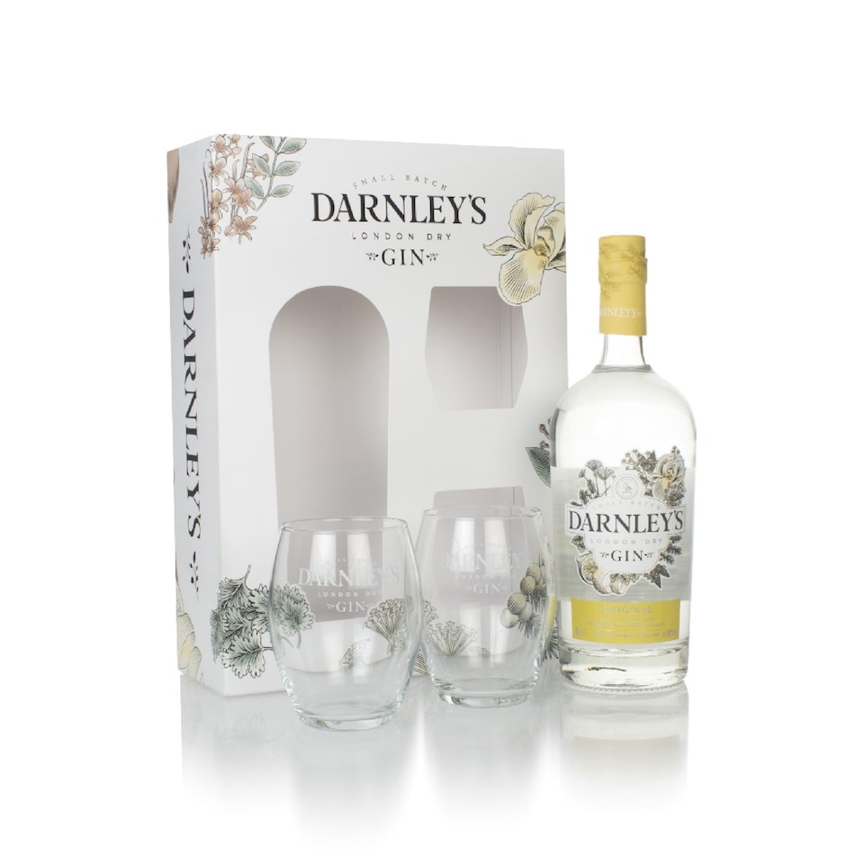 image 1 of Darnley's Gin Gift Pack with 2x Glasses