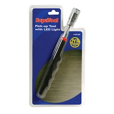 SupaTool Pick-up Tool with LED Light - Black - One Size
