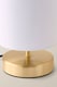 image 6 of ValueLights Francis Gold Touch Table Lamps White Shade and Bulb