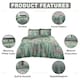 image 4 of Floral Peacock Printed Duvet Cover Set Reversible Polycotton Beddings Pink | Double