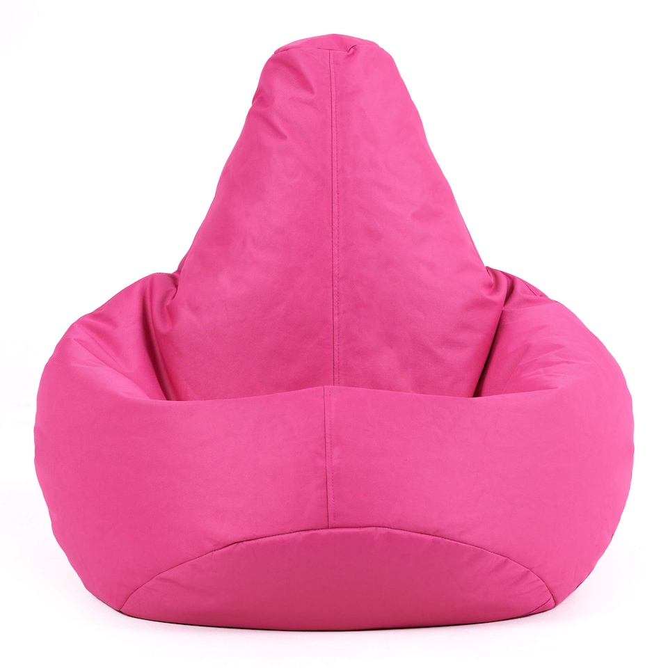 image 1 of Kids High Back Bean Bag Pink Indoor Outdoor Childrens Bean Bags | Pink | Pink | M | 1