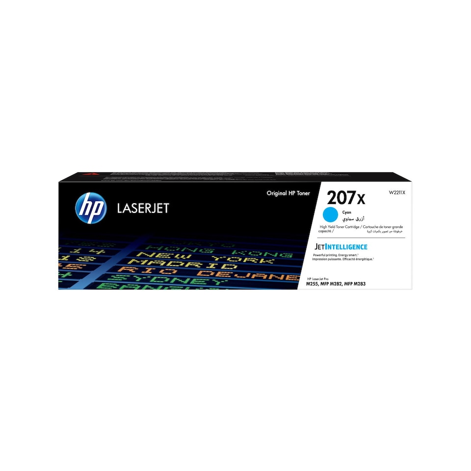 image 1 of HP W2211X Toner Cartridges | Multi | HP 207X Cyan Original Toner Cartridge | 1