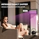 image 3 of HOMCOM Fly Killer with Infrared Light, Hanging / Freestanding, Black