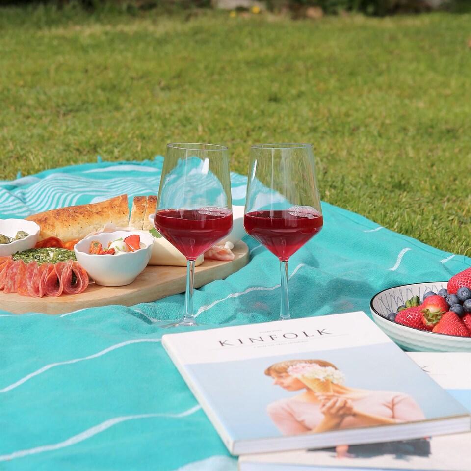 image 1 of Argon Tableware Reusable Plastic Wine Glasses - 500ml - Pack of 6