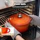 image 6 of Toque Cast Iron Enameled Dutch Oven Pot Casserole Dish with Lid Non-Stick