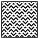 image 2 of Black & white geometric (Picture Frame) White | XS
