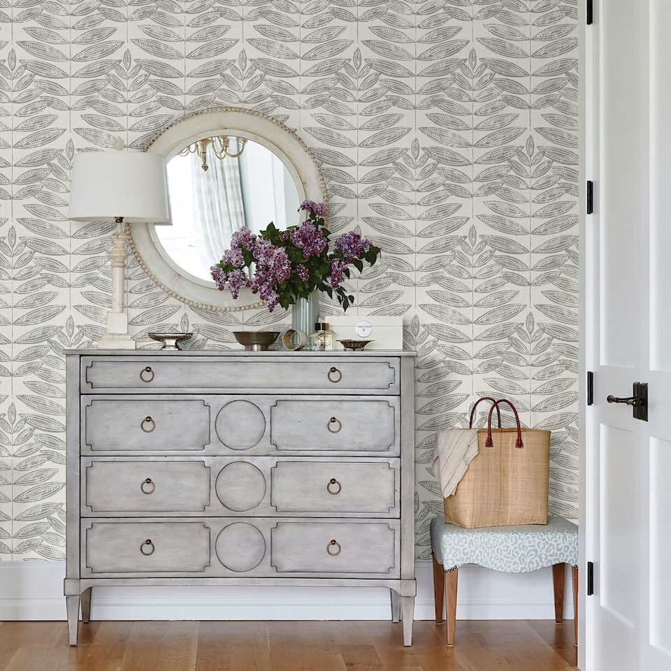 image 1 of NuWallpaper NUS3263 Terrain Peel & Stick Wallpaper, Grey Multi
