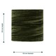 image 5 of First Choice Lighting Green Crushed Velvet 15.5cm Table Lamp Shade Green