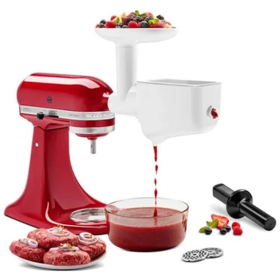 image 1 of KitchenAid Food Grinder and Strainer Set