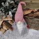 image 1 of 52cm Festive Gonk Cuddly Santa Indoor Christmas Plush Decoration in Striped Hat