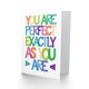 image 2 of Perfect Exactly As You Are Quote Card