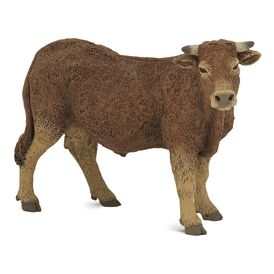 image 1 of PAPO Farmyard Friends Limousine Cow Toy Figure
