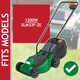image 2 of SPARES2GO Metal Blade compatible with Hawksmoor SLM32F-ZE Lawnmower (32cm)