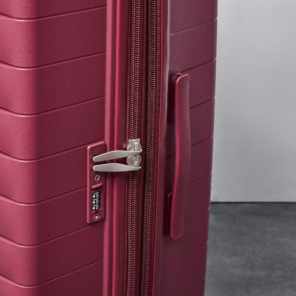 image 1 of Rock Palma Medium Suitcase Burgundy
