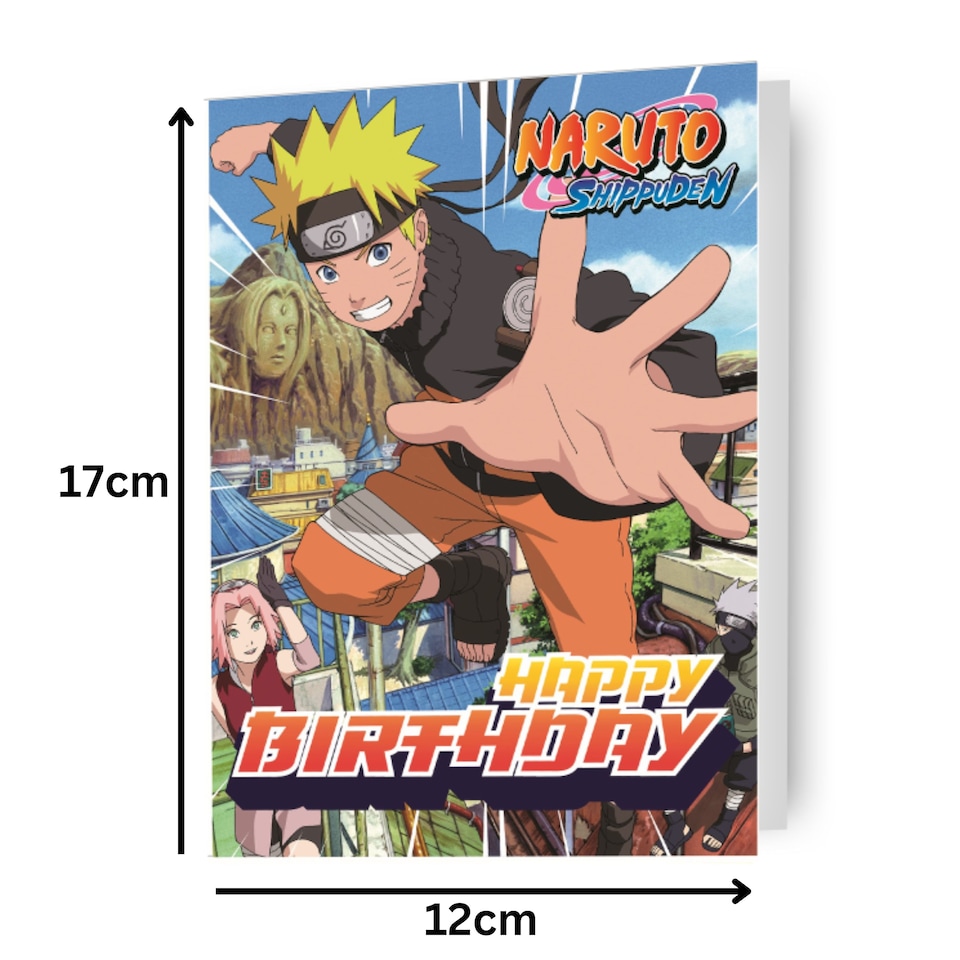 image 1 of Naruto Shippuden 'Happy Birthday' Card