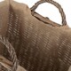 image 4 of Wicker Rectangular Log Basket with Lining | Brown | Brown | One Size