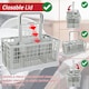 image 7 of SPARES2GO Cutlery Basket Caddy Cage for AEG Dishwasher (Removable Handle, 240mm)