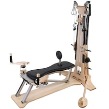 Modern Fitness Girotronic Oak Pilates Reformer - Professional Grade Solid Wood Studio Apparatus