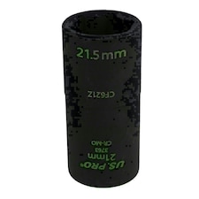 21mm x 21.5mm Wheel Hub Lug Nut Cap Flip Impact Socket Remover 1/2in Drive