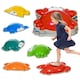image 1 of ZONEKIZ Kids Stepping Stones, 6PCs River Stones for Indoors, Outdoors
