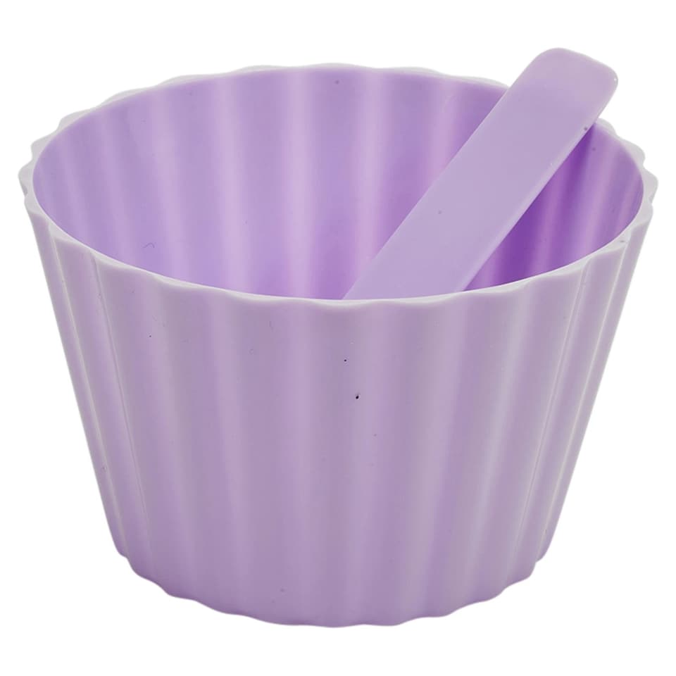 image 1 of 8pc Ice Cream Bowl & Spoon Set Party 4 Bowls & Spoons Dessert Cups Garden Summer | Multi | Multicoloured | 3 Sets ( 24 Pcs)