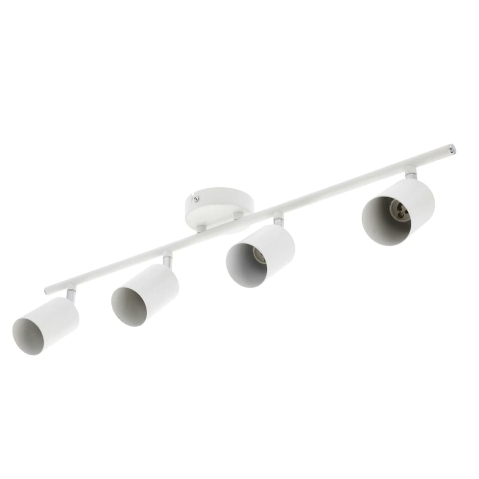 image 1 of CGC JACK White Four Head GU10 Ceiling Spot Bar Light White