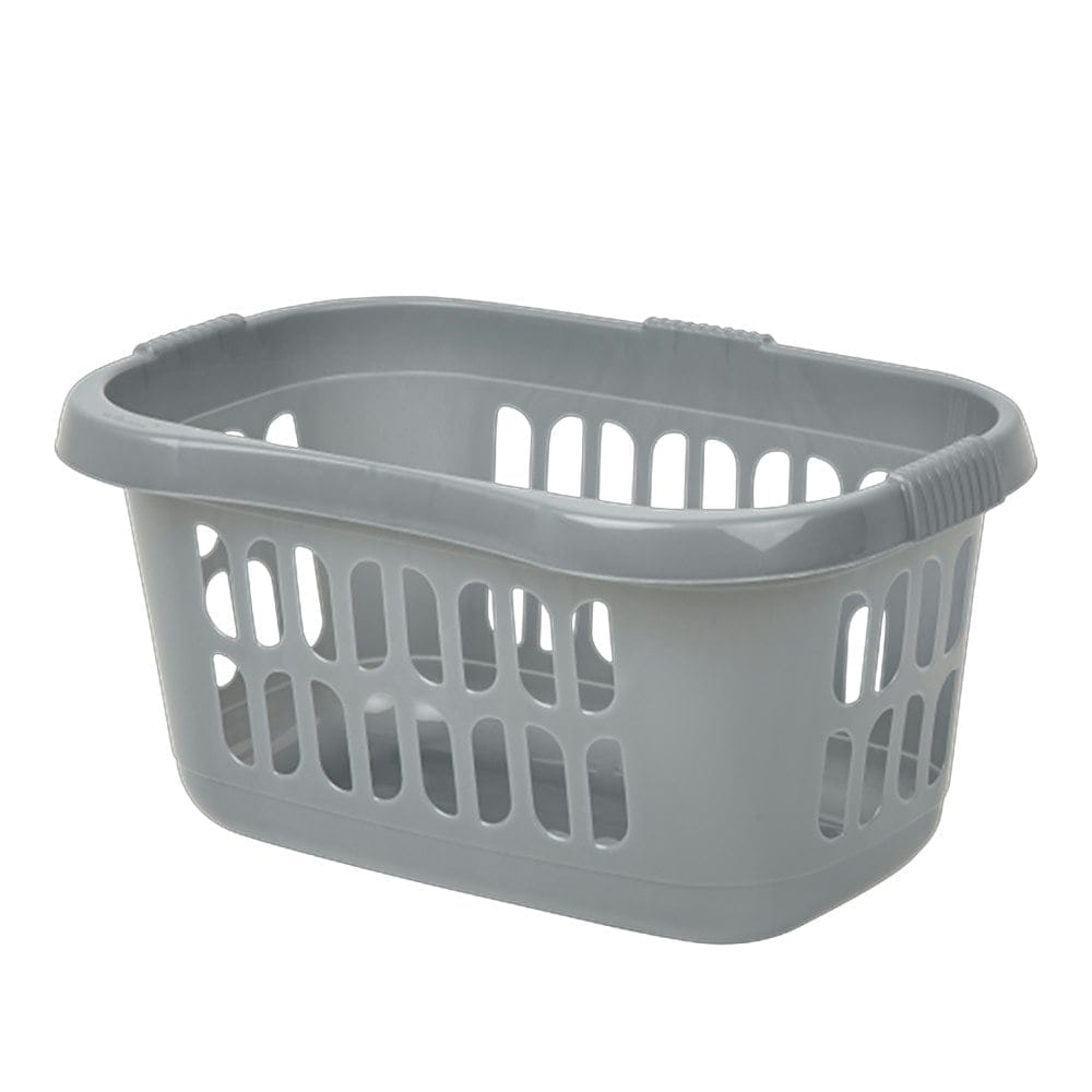Casa Hipster Laundry Basket Silver - One Colour - One Size