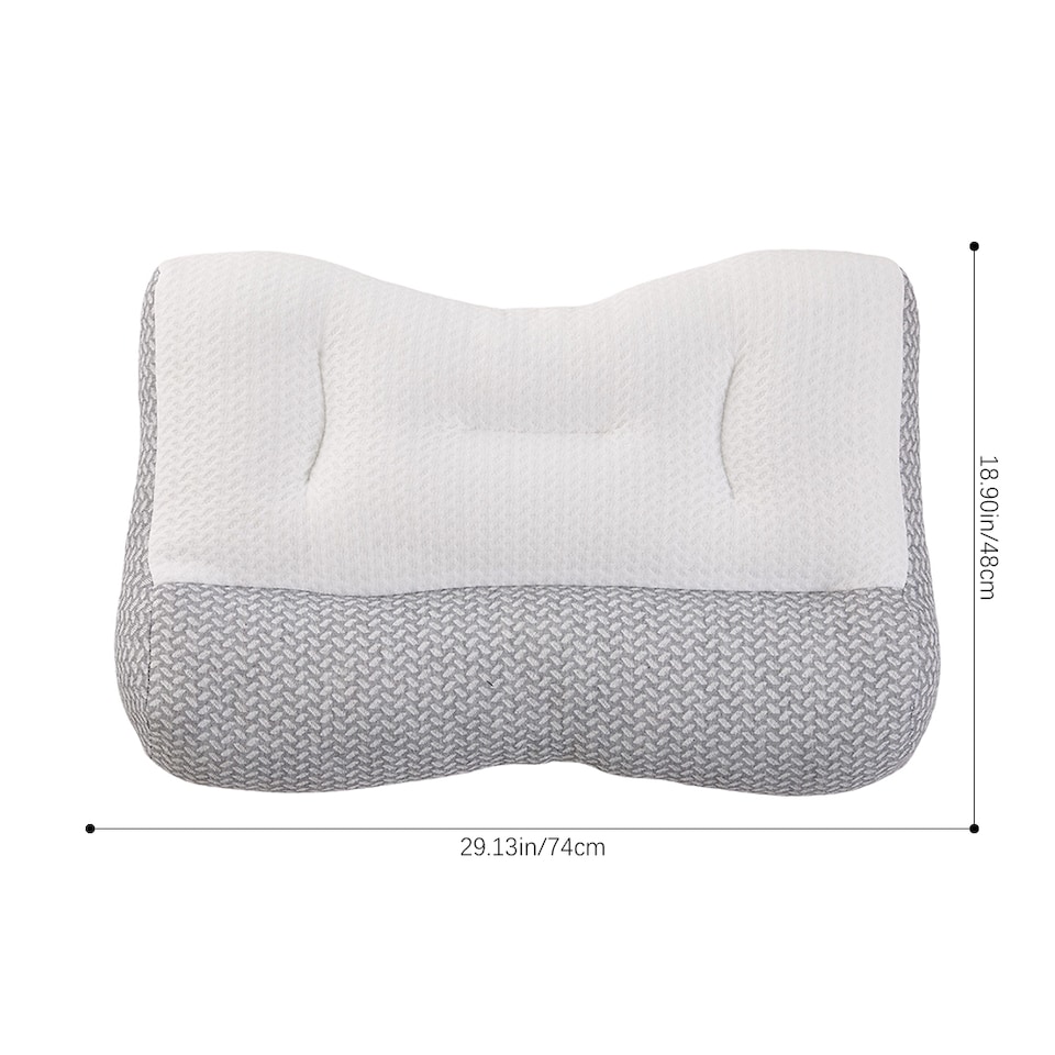 image 1 of Living and Home Ergonomic Orthopedic Support Pillow Insert | White