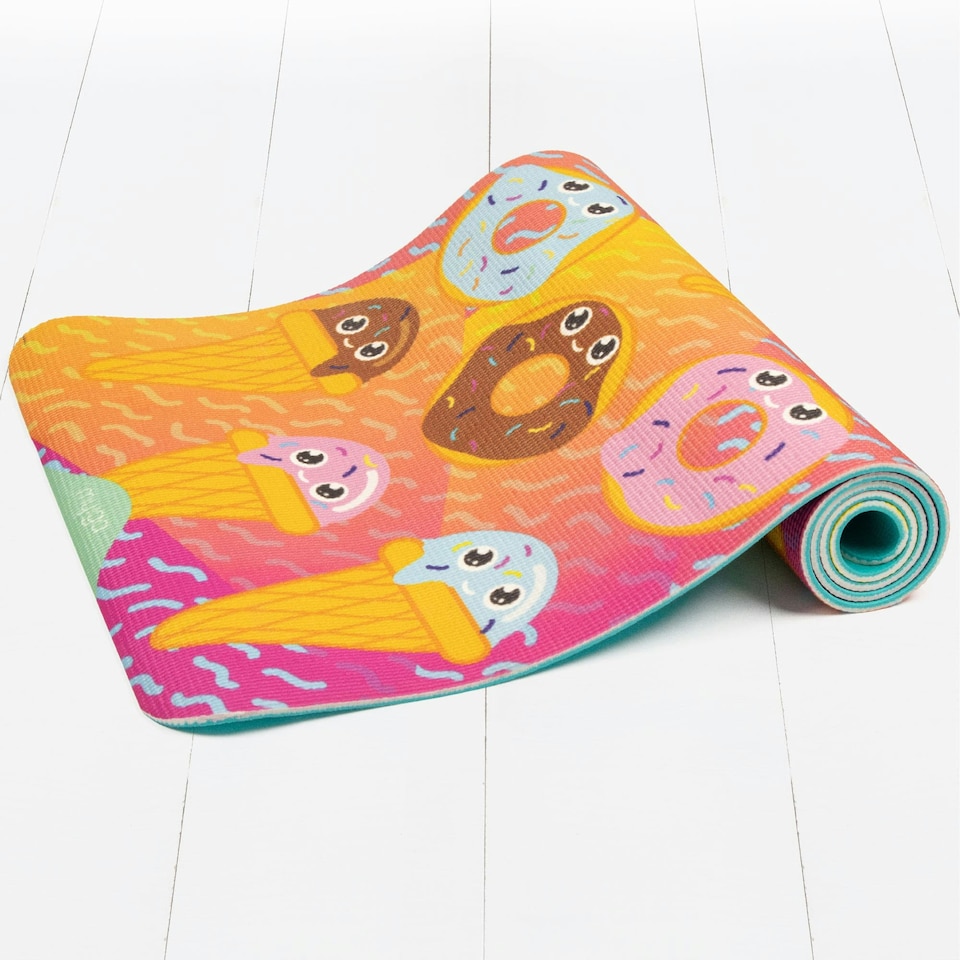 image 1 of Myga Kid's Printed Yoga Mat - Sweet Tooth