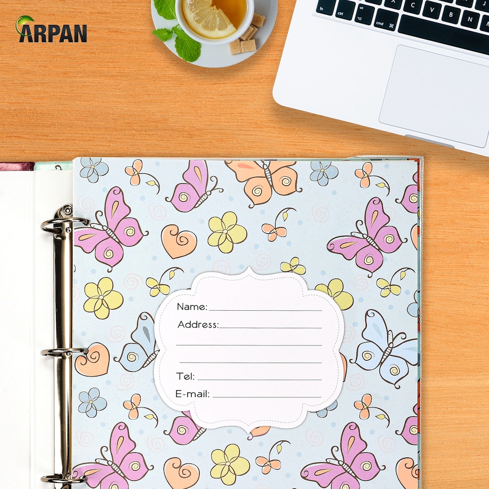 image 1 of ARPAN Extra-Large 3-Ring Binder Self Adhesive Photo Album – 20 Sheets / 40 Sides – Sticky Page Scrapbook Memory Album for Photos, Keepsakes & Special Occasions