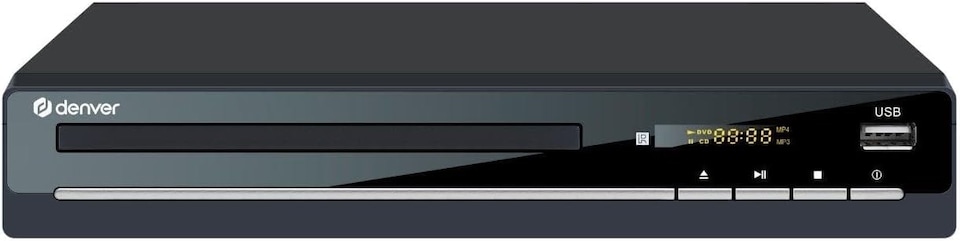 image 1 of Denver DVH-7787 - Compact DVD Player, Multi Region/All Region, Full HD 1080p Upscaling, HDMI, Scart & Composite Video Connections, USB Port & Remote